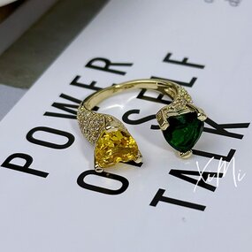 Jewelry Set Manufacturer - OEM Custom Three-Piece Wedding Knot Ring Earrings Set