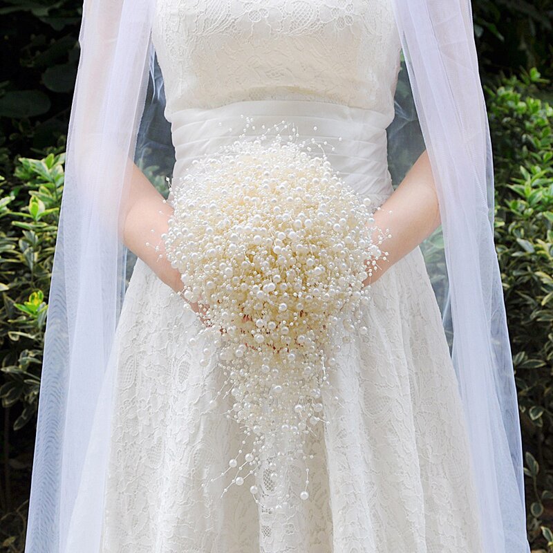 Wedding Bouquet Manufacturer - Wholesale OEM Blue White Creative Nordic Bouquet