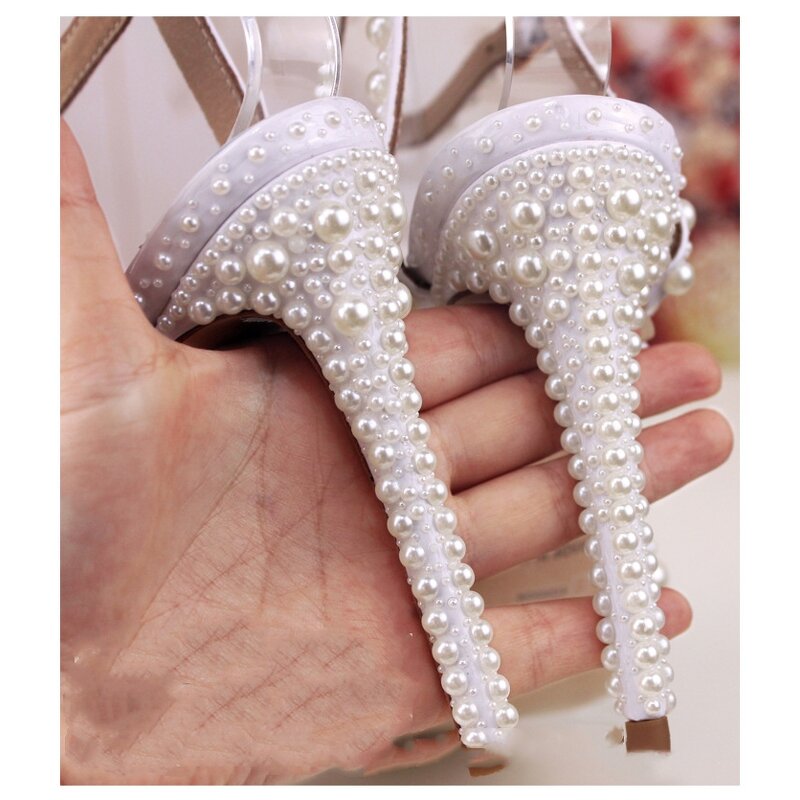 Wedding Shoes Manufacturer - OEM/ODM Ladies High Heel Thin Heel Diamond Crystal Shoes