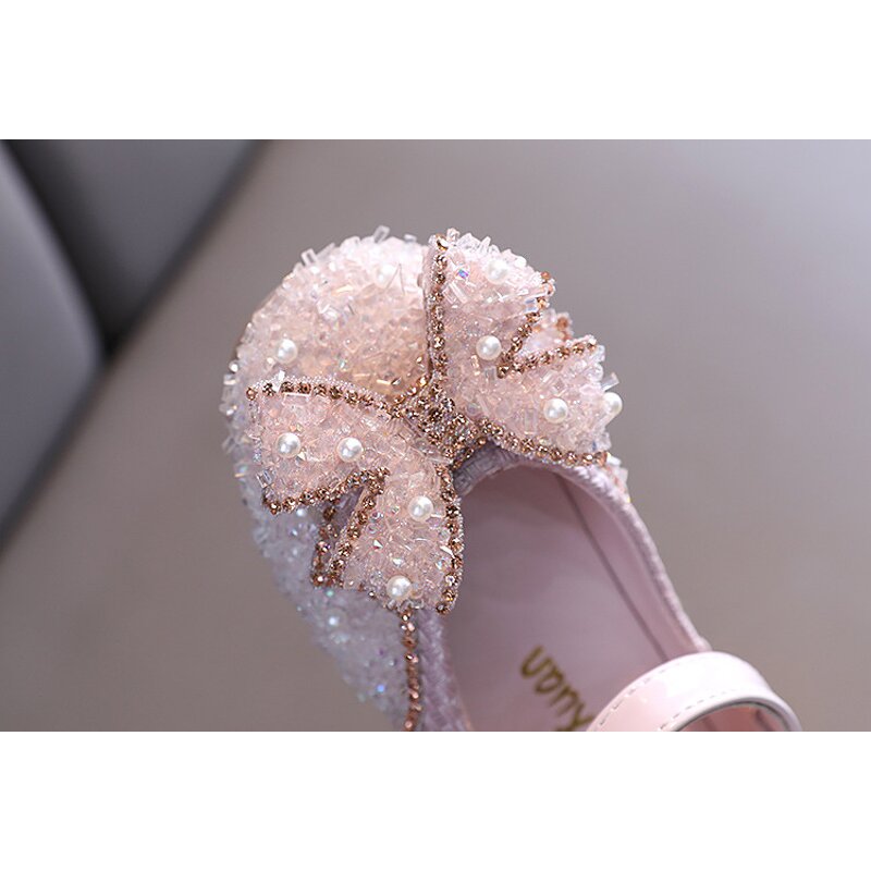 Wedding Shoes Manufacturer - OEM/ODM Round Toe 14cm Crystal Rhinestone Tassel Shoes