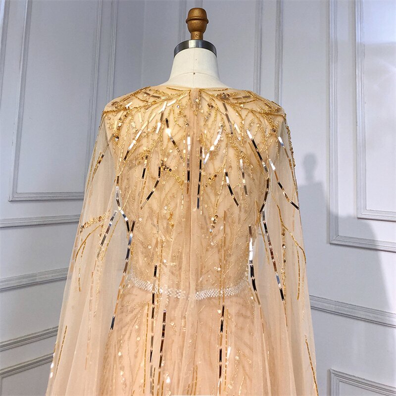 Evening Dress Manufacturer - OEM/ODM Luxury Detachable Train Beaded Gown