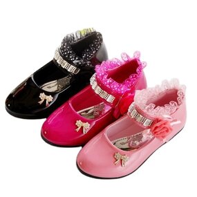 Baby Shoes Manufacturer - OEM/ODM Rhinestone Lace Soft Soled Ballerina Shoes