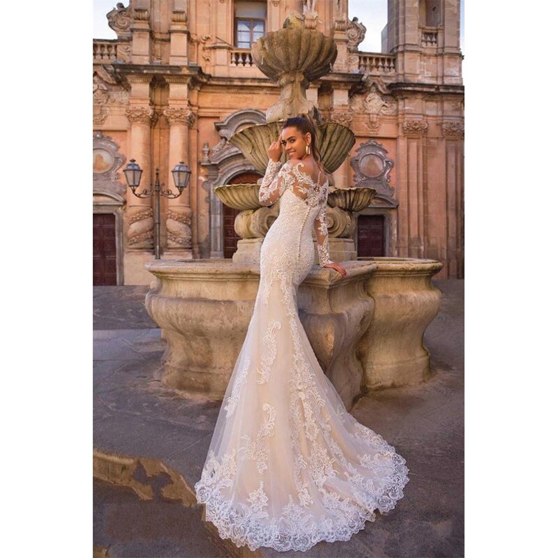 Mermaid Wedding Dress Manufacturer - OEM/ODM Luxury Lace Strapless Gown