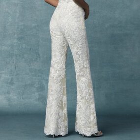 Mother of the Bride Dress Manufacturer - OEM Two-Piece Lace Pantsuit Set