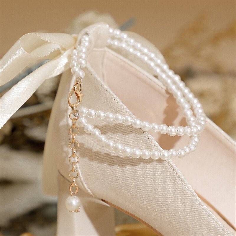 High Heel Sandals Manufacturer - OEM/ODM 9cm Lace-up Ruffled Edge Fish Mouth