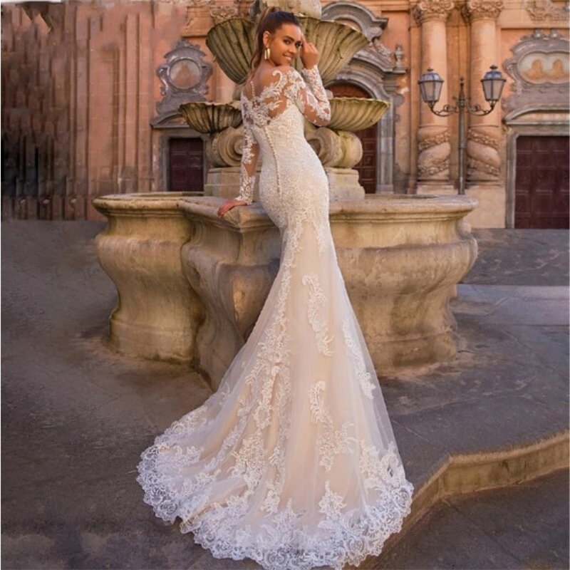 Mermaid Wedding Dress Manufacturer - OEM/ODM Luxury Lace Strapless Gown