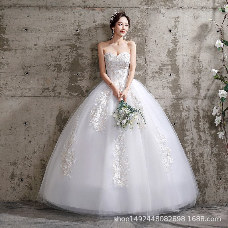 Wedding Dresses Manufacturer - OEM/ODM Elegant Lace Short Sleeve Bridal Gown