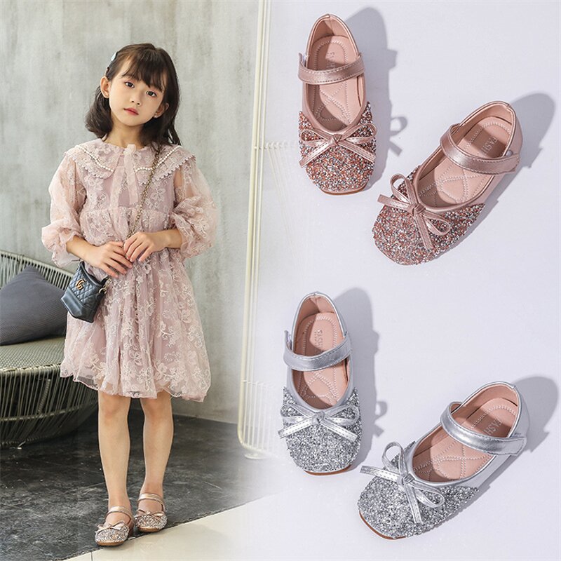 Children's High Heels Manufacturer - Wholesale OEM Fashion Pearl Crystal Shoes