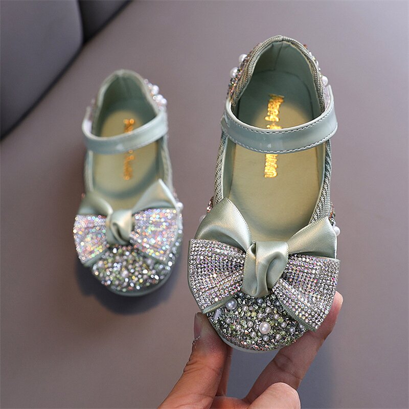 Girl Princess Shoes Manufacturer - OEM/ODM Sequin Rhinestone Shiny Dancing Shoes
