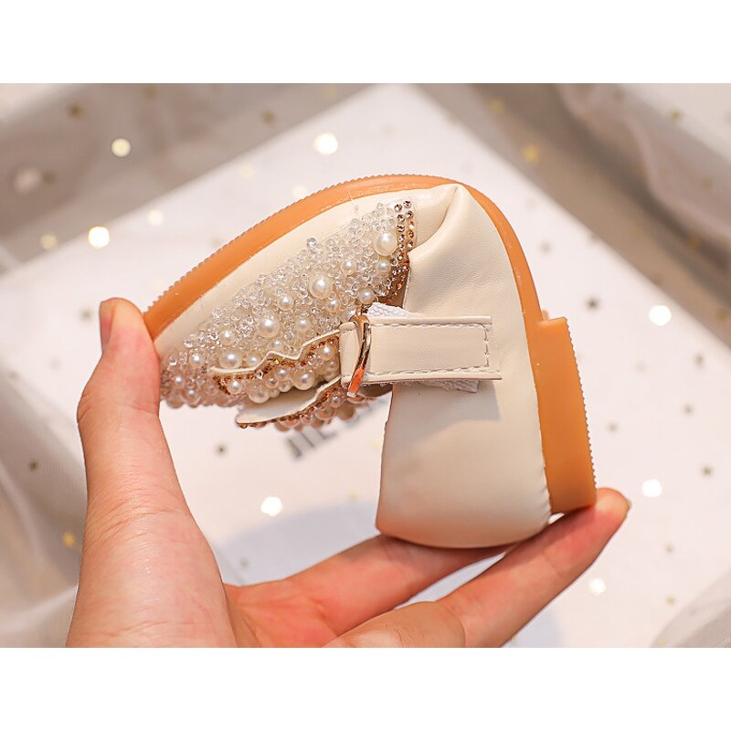 Girls Dance Shoes Manufacturer - OEM/ODM Leisure Color Diamond Bow Performance Shoes