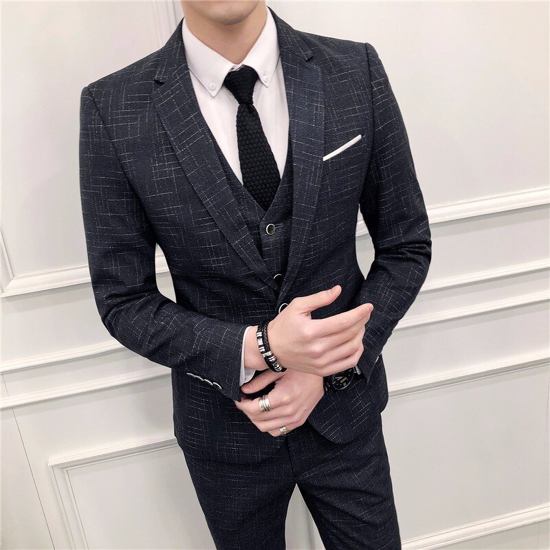 Men's Suit Manufacturer - OEM/ODM Plus Size Anti-Wrinkle Business Casual Suit