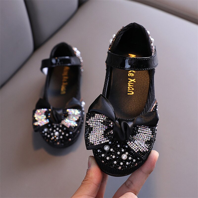 Girl Princess Shoes Manufacturer - OEM/ODM Sequin Rhinestone Shiny Dancing Shoes
