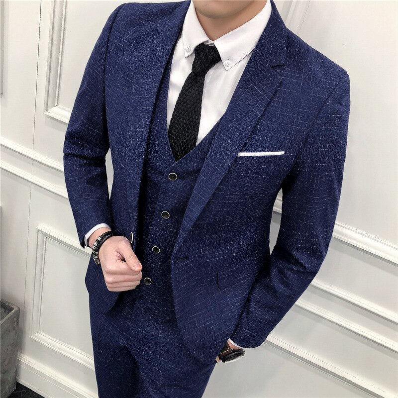 Men's Suit Manufacturer - OEM/ODM Plus Size Anti-Wrinkle Business Casual Suit