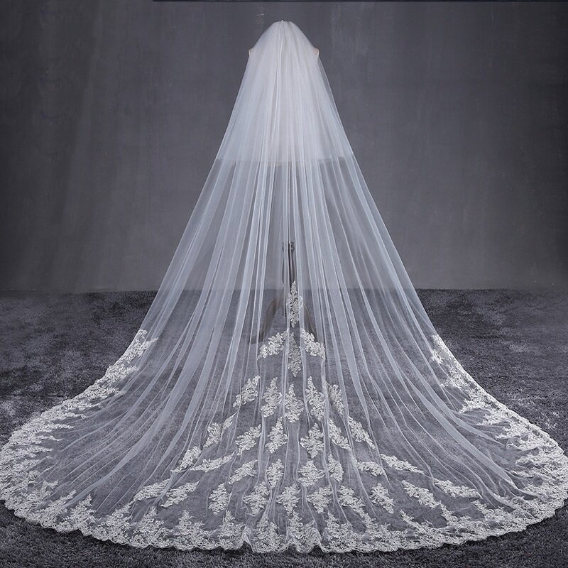 Bridal Veil Manufacturer - OEM/ODM Luxury Rhinestone Fairy Long Tail Veil