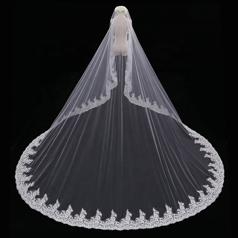 Bridal Veil Manufacturer - OEM/ODM Luxury Rhinestone Fairy Long Tail Veil