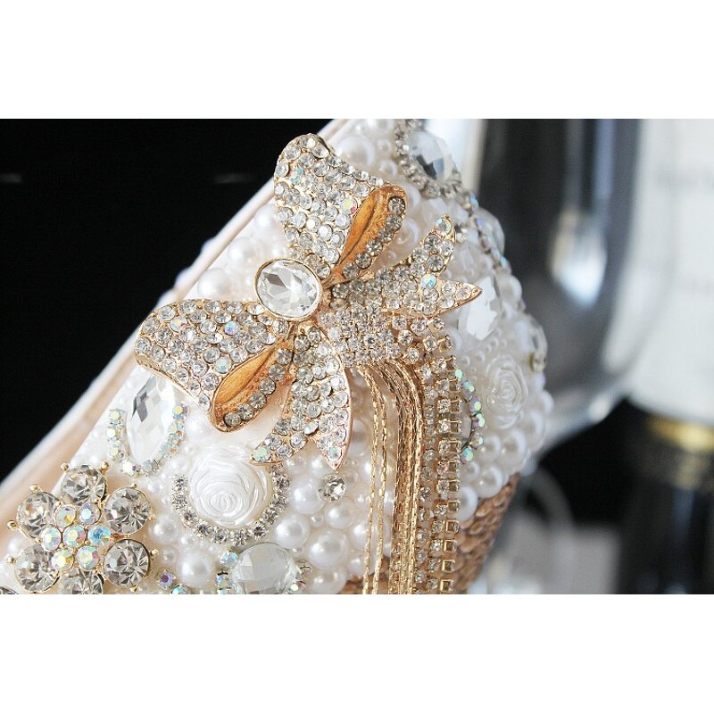 Wedding Shoes Manufacturer - OEM/ODM Satin Pointed Toe 6cm Heel Bridesmaid Shoes