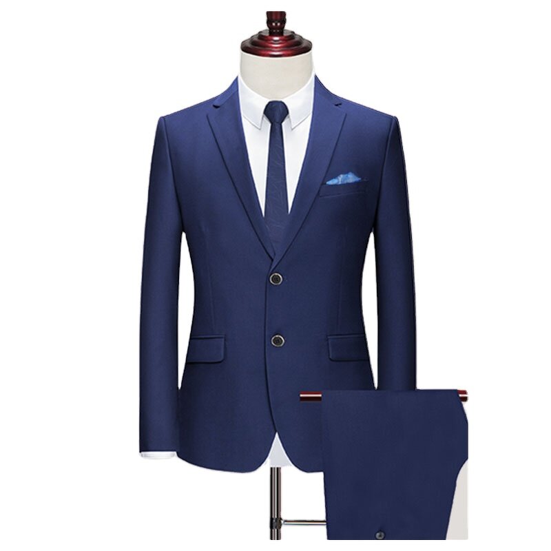 Men's Suit Manufacturer - OEM/ODM Plus Size Anti-Wrinkle Three Piece Business Suit
