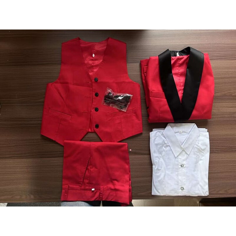 Children's 5-Piece Suit Manufacturer - OEM Custom Wedding Blazer Costume