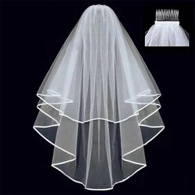 Bridal Veil Belt Manufacturer - OEM/ODM Long Lace Insert Comb Wedding Veil