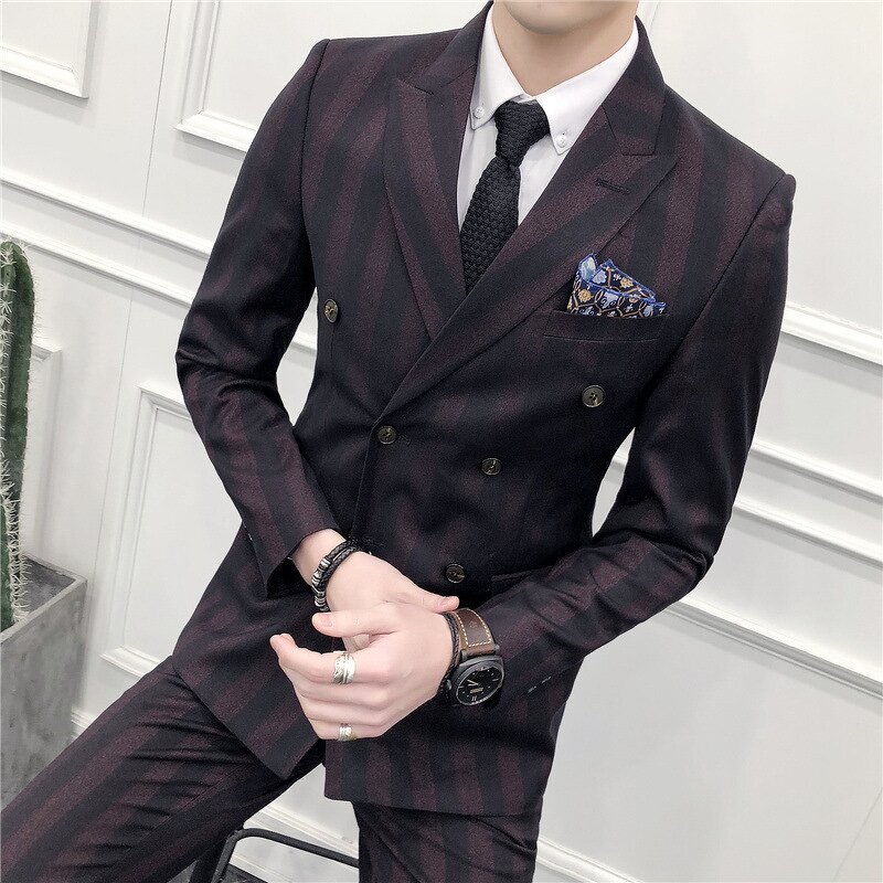 Men's Suit Manufacturer - OEM/ODM Plus Size Anti-Wrinkle Business Casual Suit