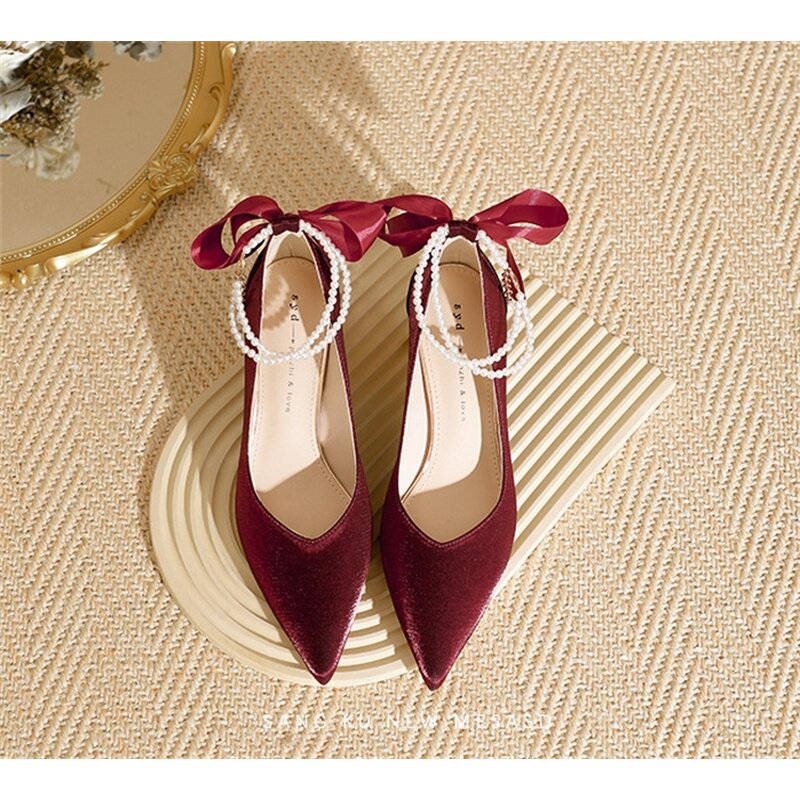 High Heel Sandals Manufacturer - OEM/ODM 9cm Lace-up Ruffled Edge Fish Mouth