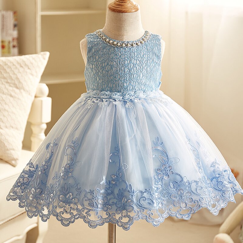 Princess Party Dress Manufacturer - OEM Applique Embroidered Knee-Length Gown