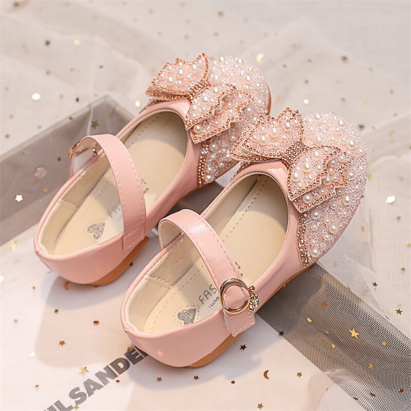 Girls Dance Shoes Manufacturer - OEM/ODM Leisure Color Diamond Bow Performance Shoes