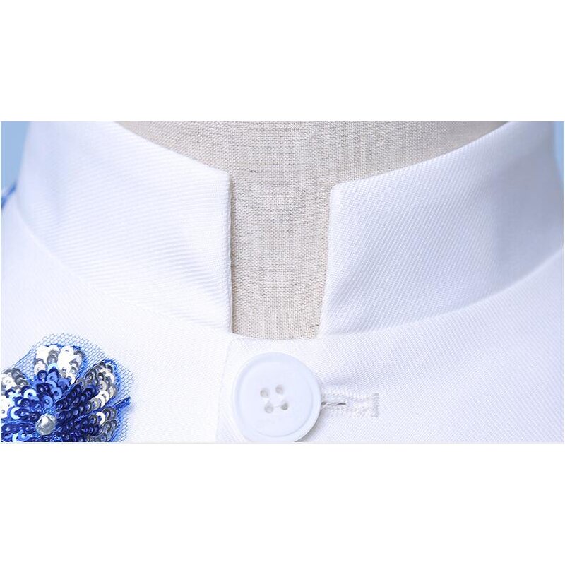 Men's Suit Manufacturer - OEM/ODM Slim Male Singer Chorus Groom Wedding Suit