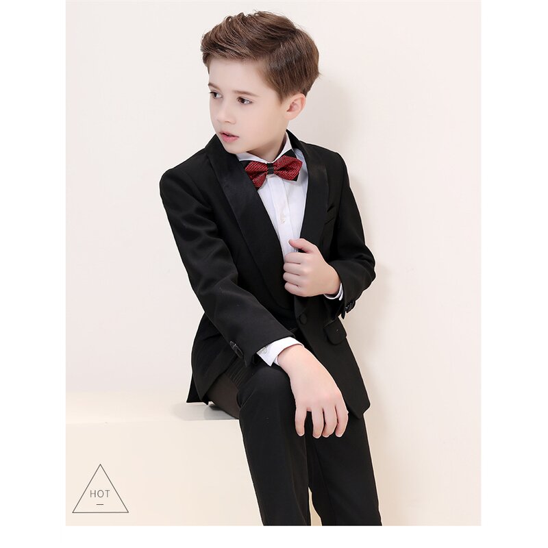 Children's 5-Piece Suit Manufacturer - OEM Custom Wedding Blazer Costume