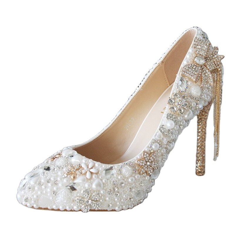 Wedding Shoes Manufacturer - OEM/ODM Satin Pointed Toe 6cm Heel Bridesmaid Shoes