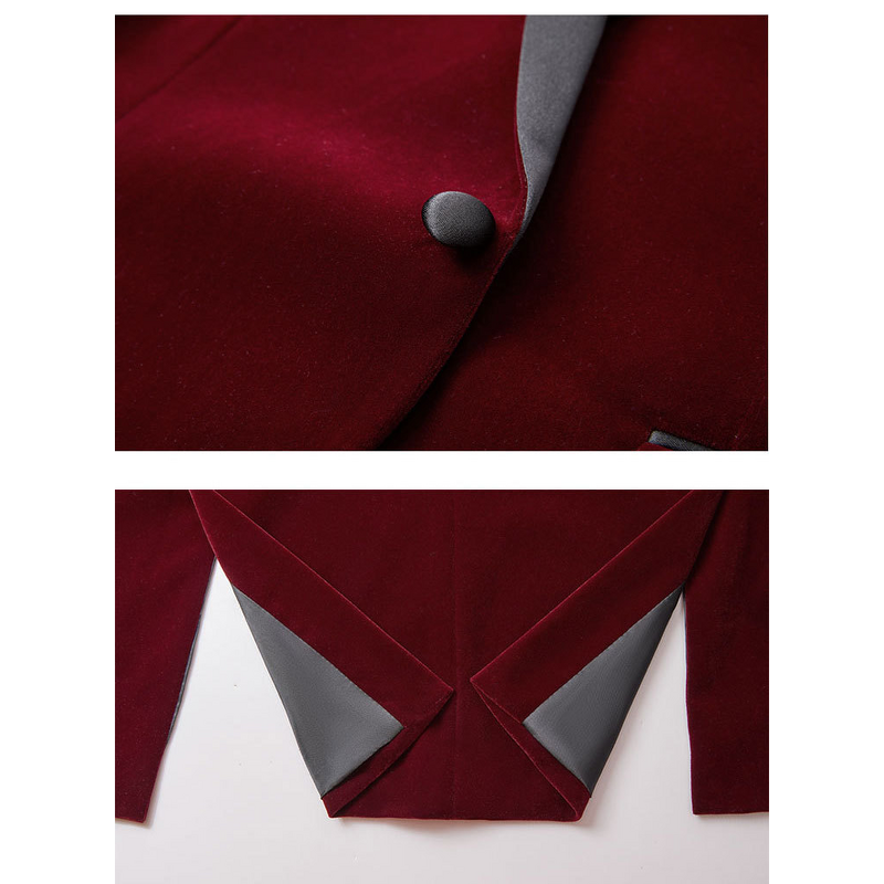 Men's Suit Manufacturer - OEM Custom Printed Black White Stripe Performance Suit