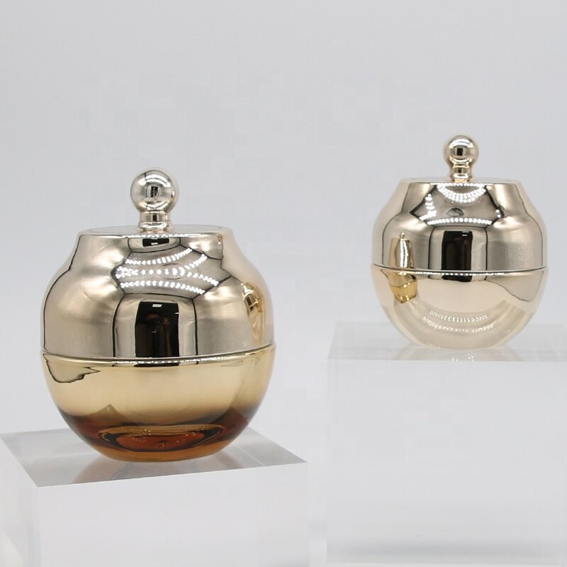 Glass Cosmetic Bottles Supplier - 20-50g Amber Empty for Skincare