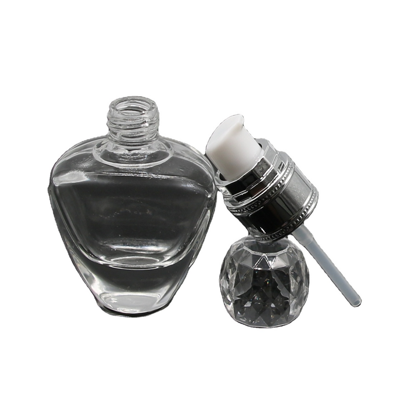 Glass Bottle Supplier - Wholesale Heart Shaped Empty with Pump