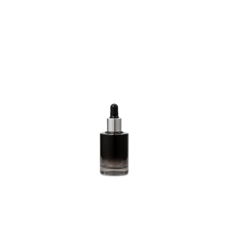 Glass Dropper Bottle Factory - 30ml Translucent Black Perfume Essential