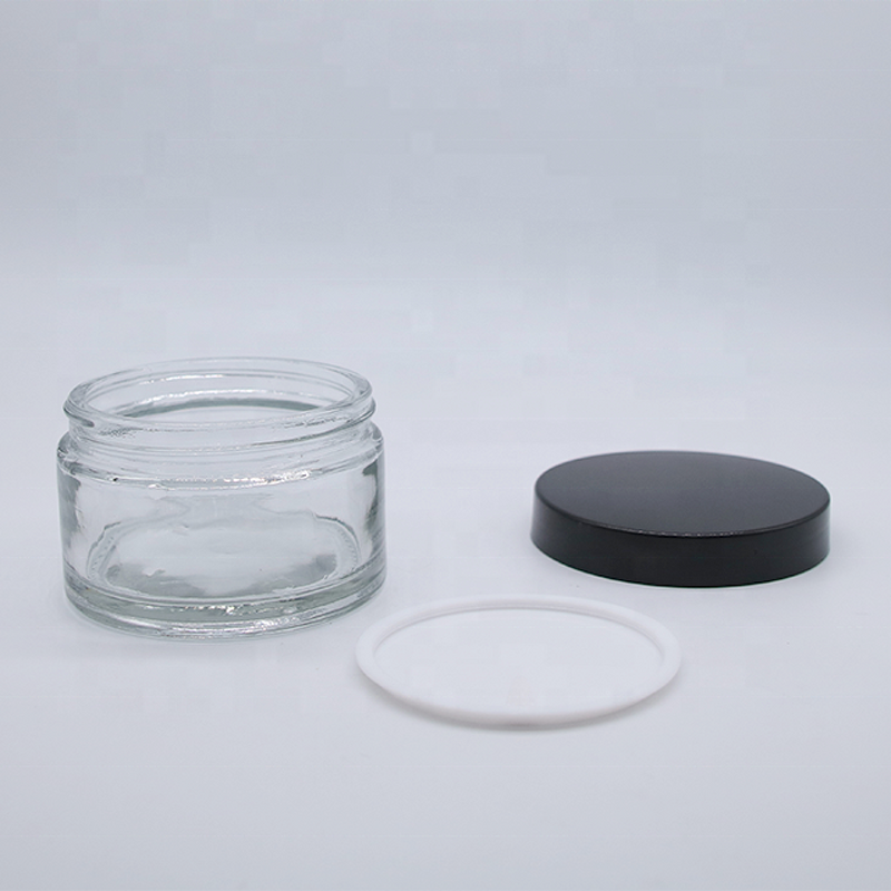 Cosmetic Containers Factory - High Quality 200ml Clear Cream Glass