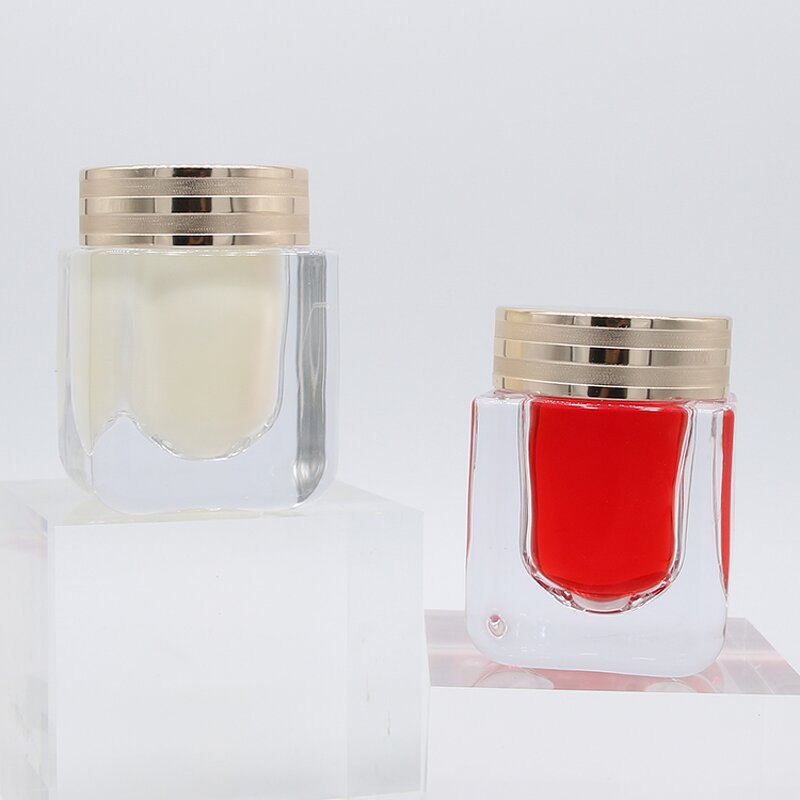 Facial Moisturizer Bottle Manufacturer - 50g Square Unique Cream Jar