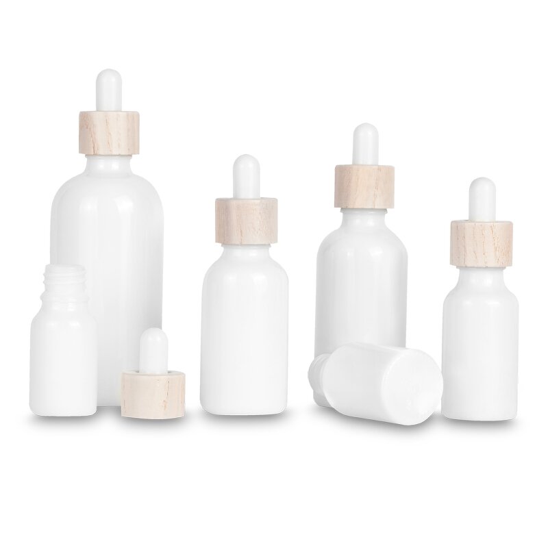 Ceramic Glass Bottle Supplier - 15-100ml Serum Essential Oil Cosmetic