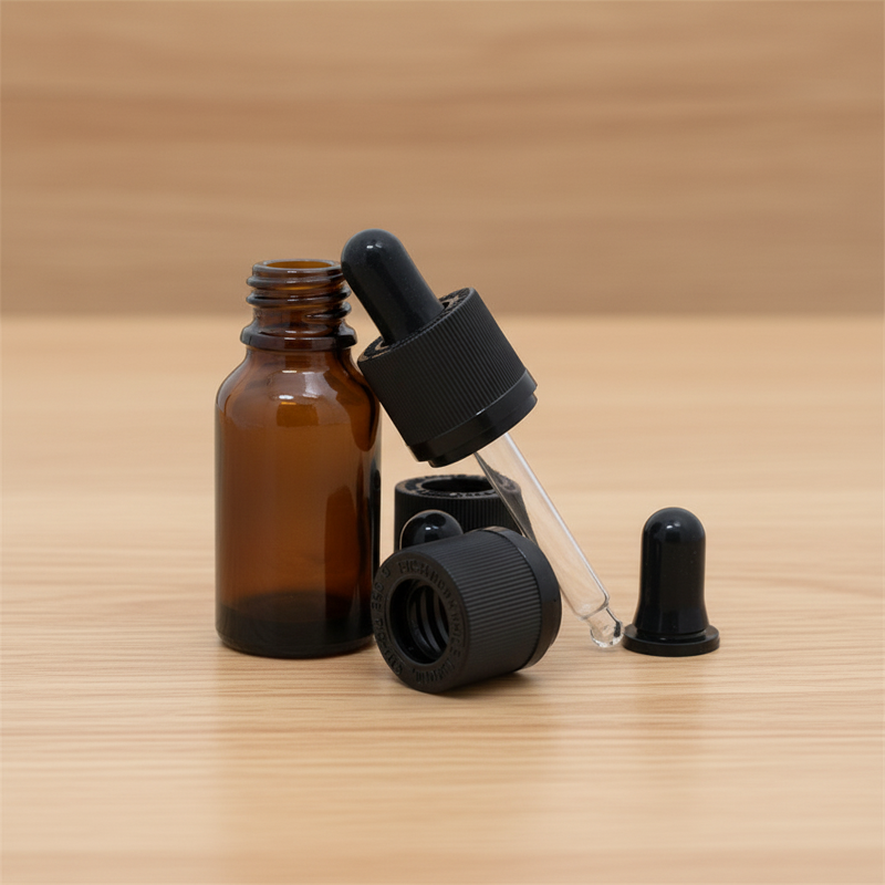 Glass Dropper Bottle Supplier - Custom 30ml Square Serum Cosmetic