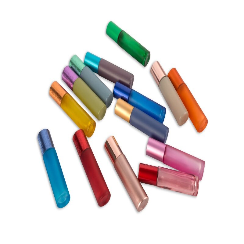 Glass Ball Bottle Factory - Best-selling Colored Sealed Lip Oil