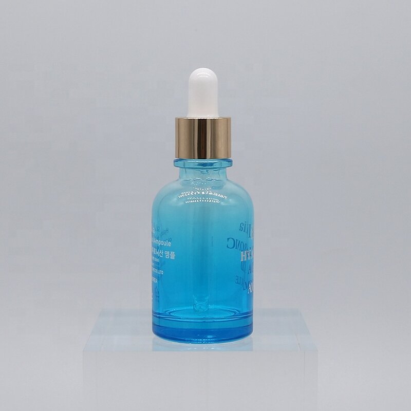Glass Dropper Bottle Manufacturer - Custom 30ml Blue Essential Oil