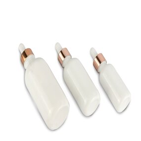 Glass Dropper Bottle Factory - 5-100ml White Porcelain Travel Dispenser