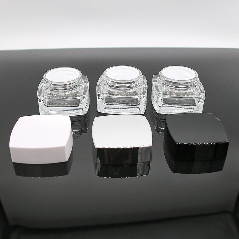 Glass Cream Can Factory - 20-50ml Super Luxurious Cube Cosmetic