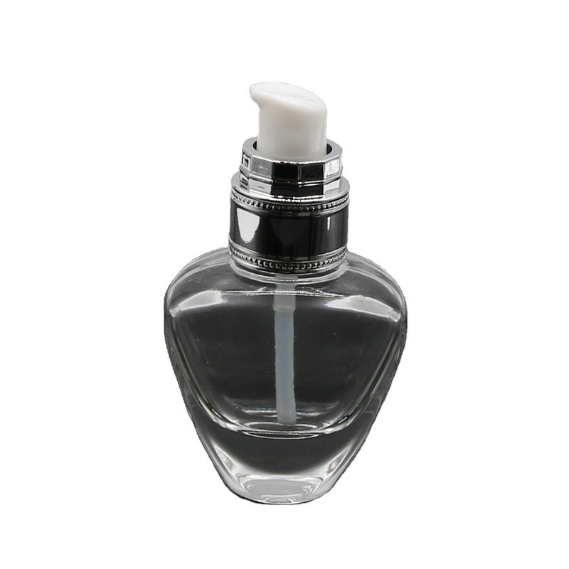 Glass Bottle Supplier - Wholesale Heart Shaped Empty with Pump