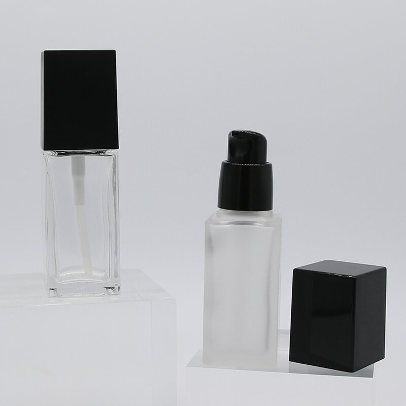 Glass Bottle Supplier - OEM 30ml Skincare Foundation Cosmetic