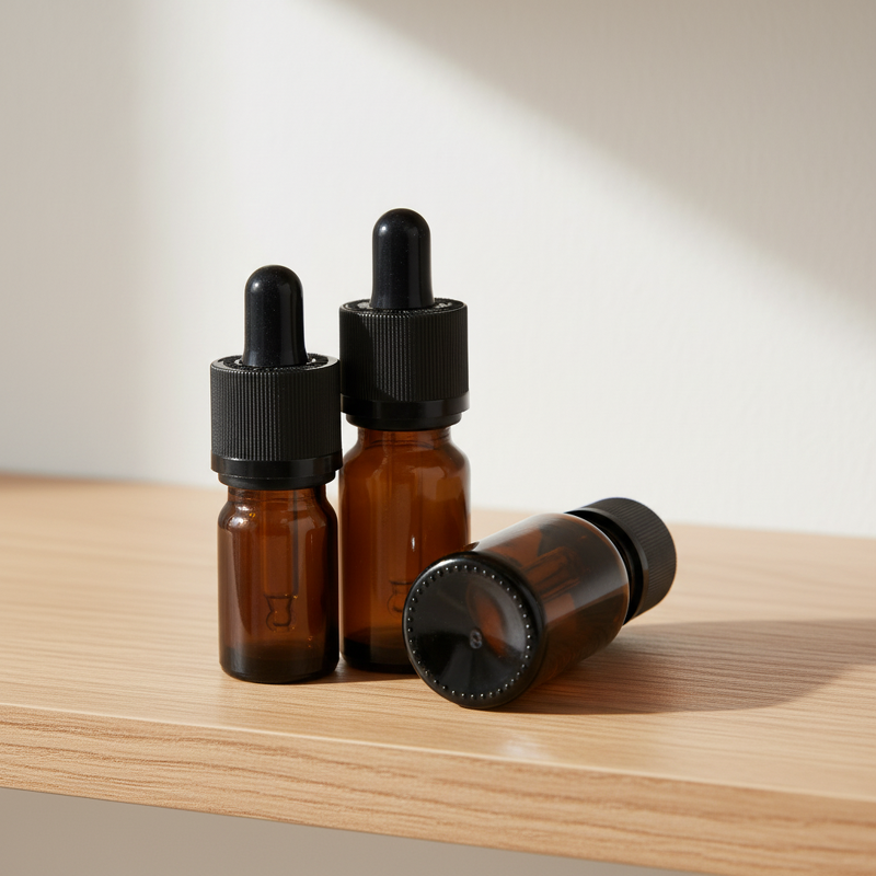 Glass Dropper Bottle Supplier - Custom 30ml Square Serum Cosmetic