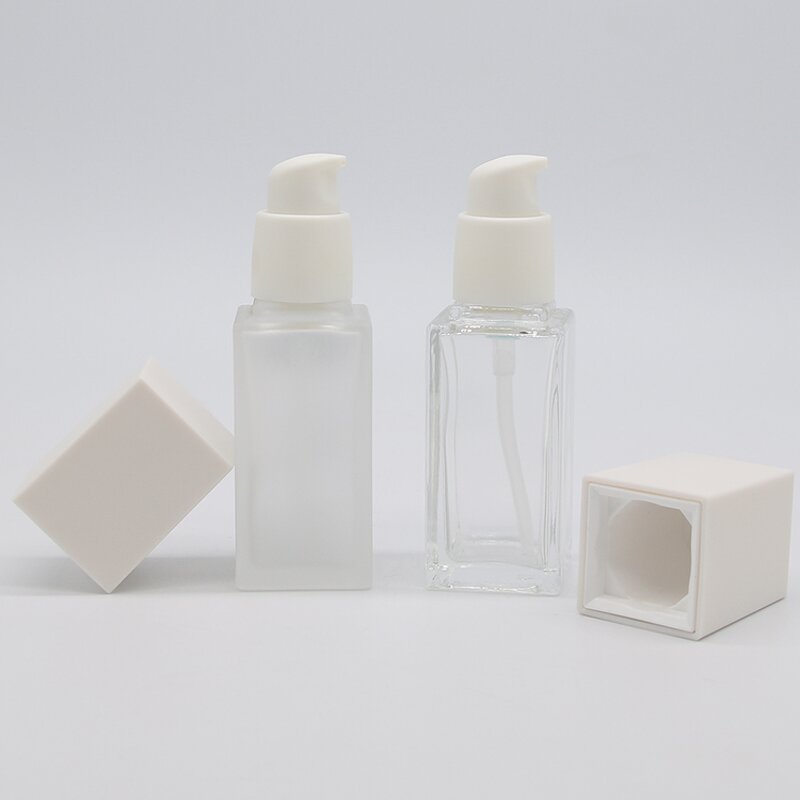 Glass Bottle Supplier - OEM 30ml Skincare Foundation Cosmetic