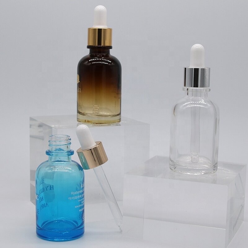 Glass Dropper Bottle Manufacturer - Custom 30ml Blue Essential Oil