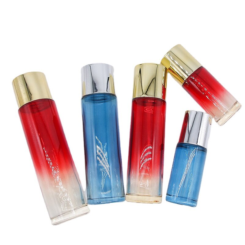 Glass Perfume Bottle Factory - 30-120ml with Dropper Colorful Printed