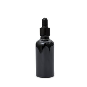 Essential Oil Bottle Factory - 5-100ml Black Glass Container Packaging