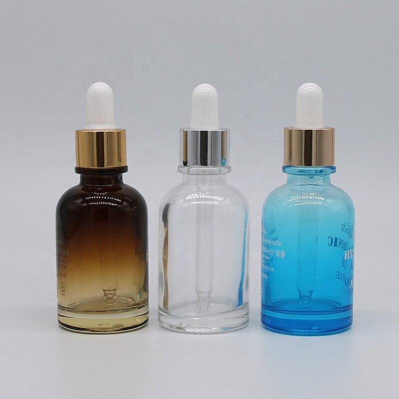 Glass Dropper Bottle Manufacturer - Custom 30ml Blue Essential Oil